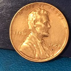 1958 D Lincoln Wheat Penny 