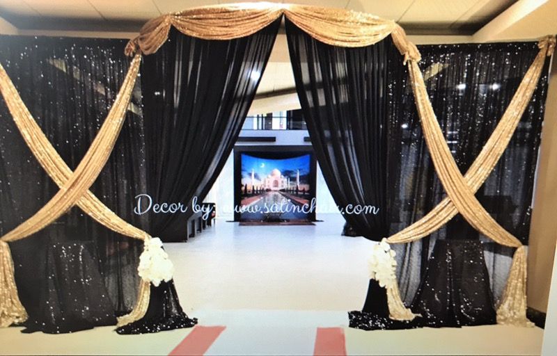 Entrance draping