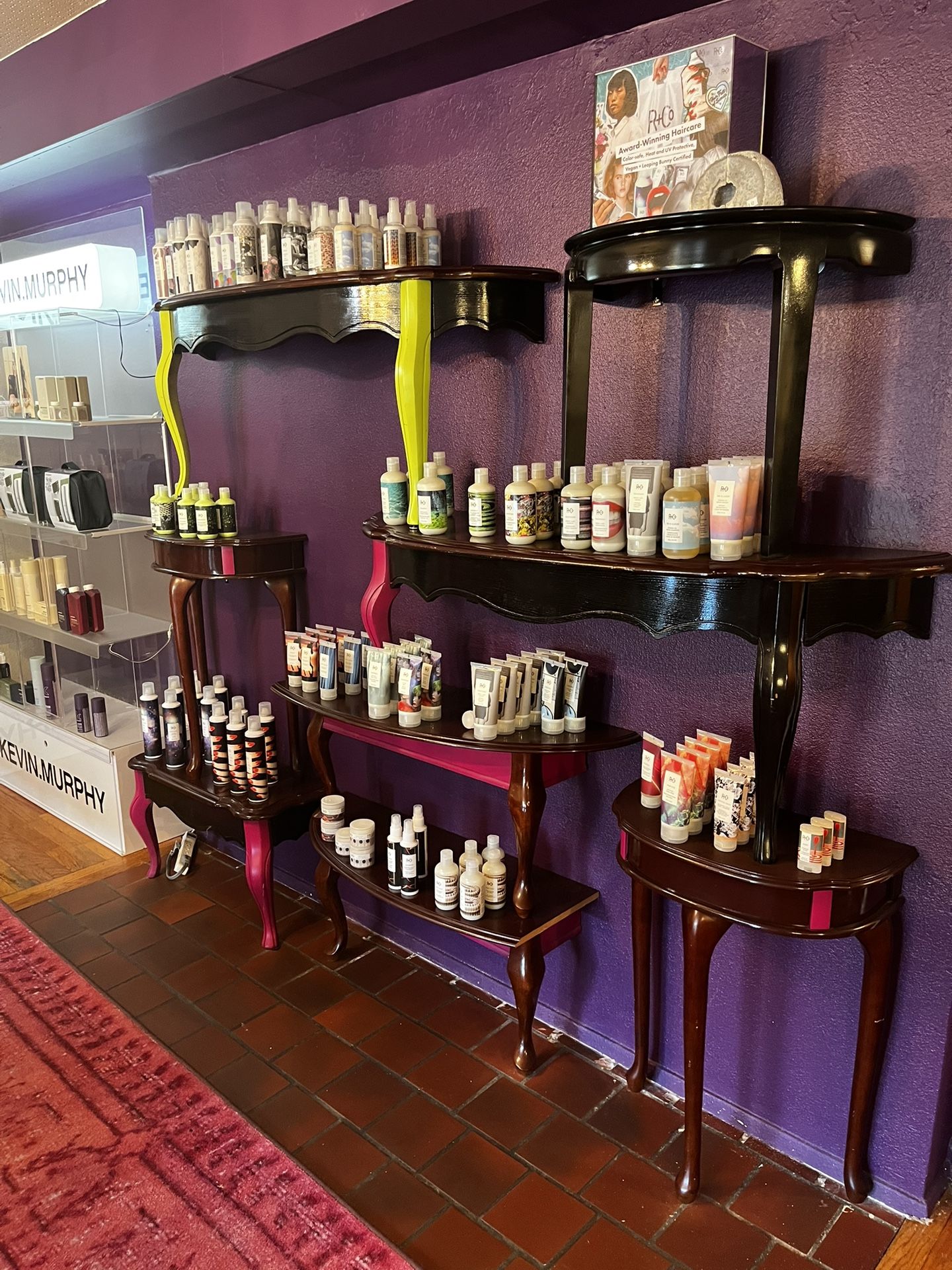πͺ One-of-a-Kind Custom Shelf Display β Handcrafted from Vintage Tables! πͺ
