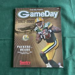 Green Bay Packers Game Day Program October 7, 2007 Vs Bears 