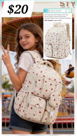 Back to school shoes and backpacks
