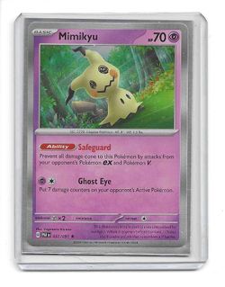 Mimikyu In Paldean Fates Card Sleeve