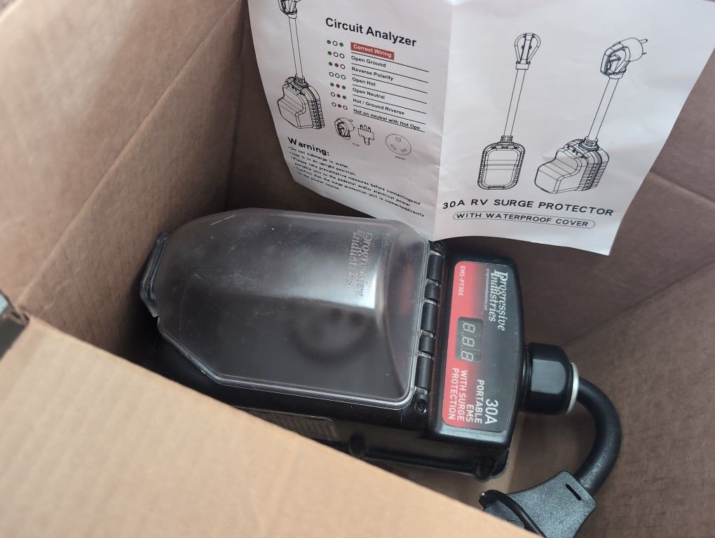 AV Motorhome Surge Protector 30 Amp