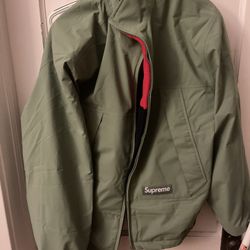 Supreme GORE-TEX Reversible Polartec Lined Jacket Light Olive Large