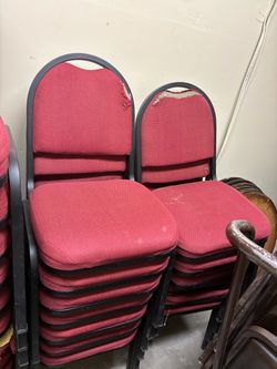 Red chairs