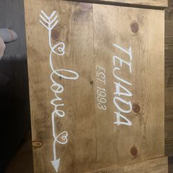 Personalized Wood Sign 🪧