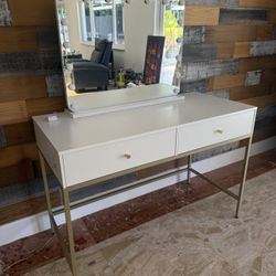 White desk & vanity Top