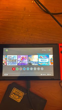 Nintendo Switch with games