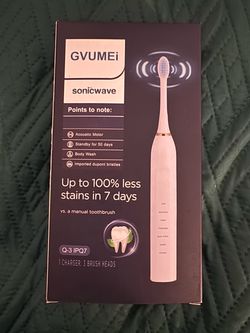 GVUMEi Sonicwave Electric Toothbrush Q-3 IPQ7