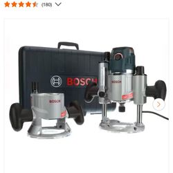 Router Table And 15 Amp Corded Variable Speed Combination Plunge & Fixed-Base Router Kit with Hard Case