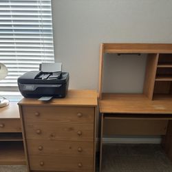 Matching Office Desk, Dresser & Nightstand 