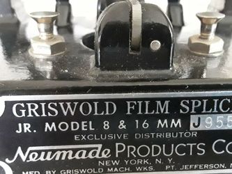 Film Splicer Griswold 8 And 16mm