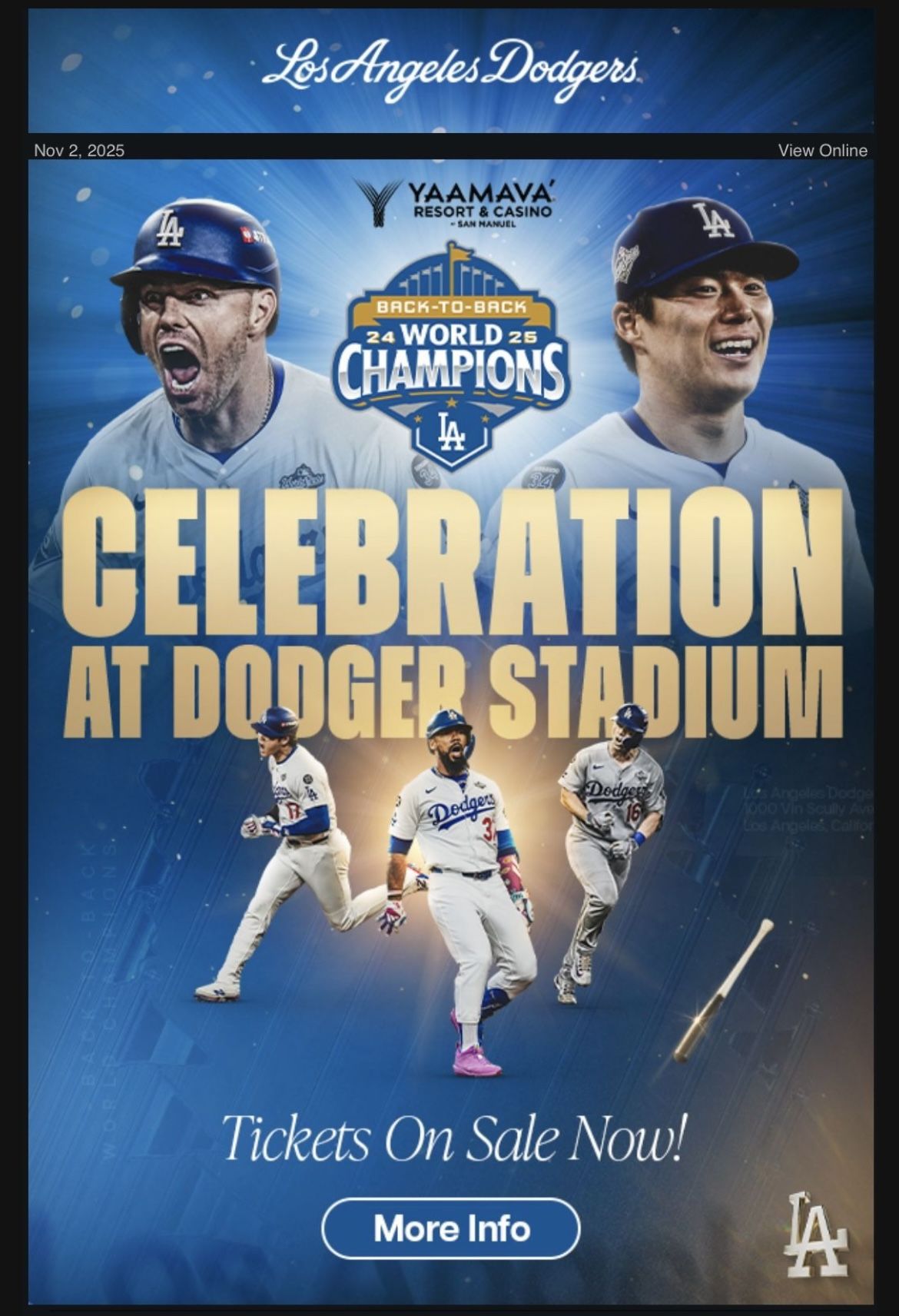 Dodgers World Series Celebration Parade