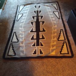 Navajo Wool Wall Hanging Or As Blanket 