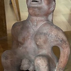Woman Birthing Statue 