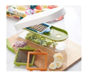 Princess House Vida Sana 3 In 1 Veggie Chopper/Miltirebanador 3 En 1 De House Vida Sana