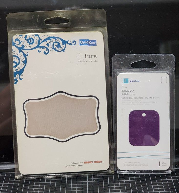 QuickKutz Set/2 Frame & Tag Bundle BNIP