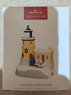 NIB 2024 Hallmark 13th Holiday Lighthouse Series Christmas Keepsake Ornament