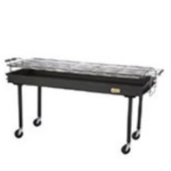 60" Mobile Charcoal Commercial Outdoor Grill charcoal Crown Verity