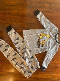 Kids Construction Truck Pajama Set