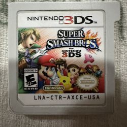 Super Smash Bros For 3DS No Case