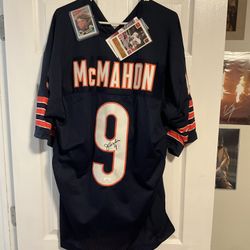 Chicago Bears-Jim McMahon autographed jersey-JSA COA