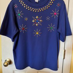 Beautiful Alfred Dunner  women’s top size extra large 65% polyester 35% cotton