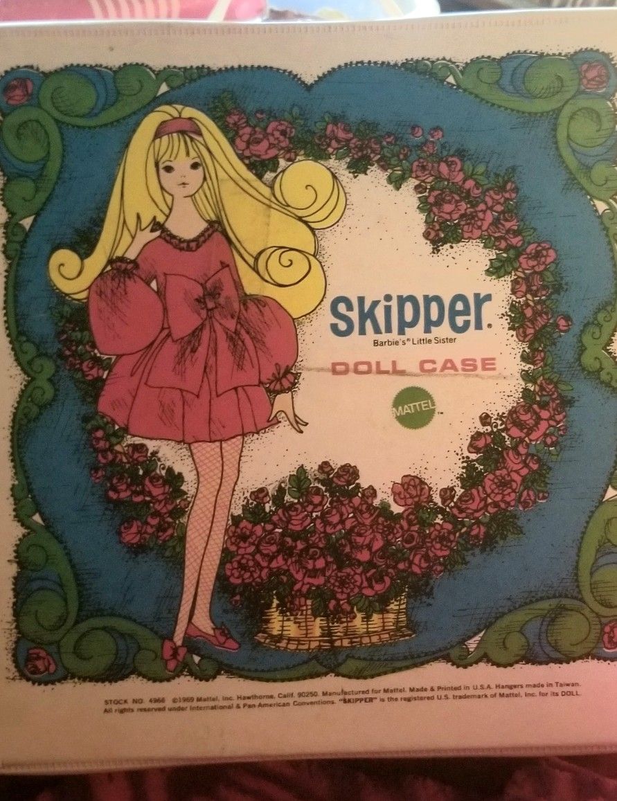 Vintage 1960´s Mattel Skipper Doll Case