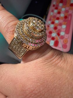 10k pink ring