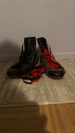 superare boxing shoes grey black and red size 11