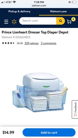 Prince Lionheart Dresser Top Diaper Depot