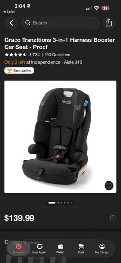 New Graco booster car seats