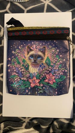 Crossbody Diamond Art Purse 