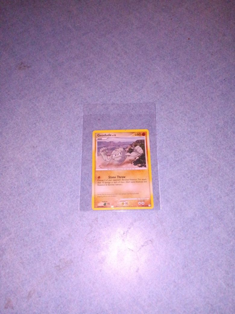 2007 Geodude Pokemon Card 