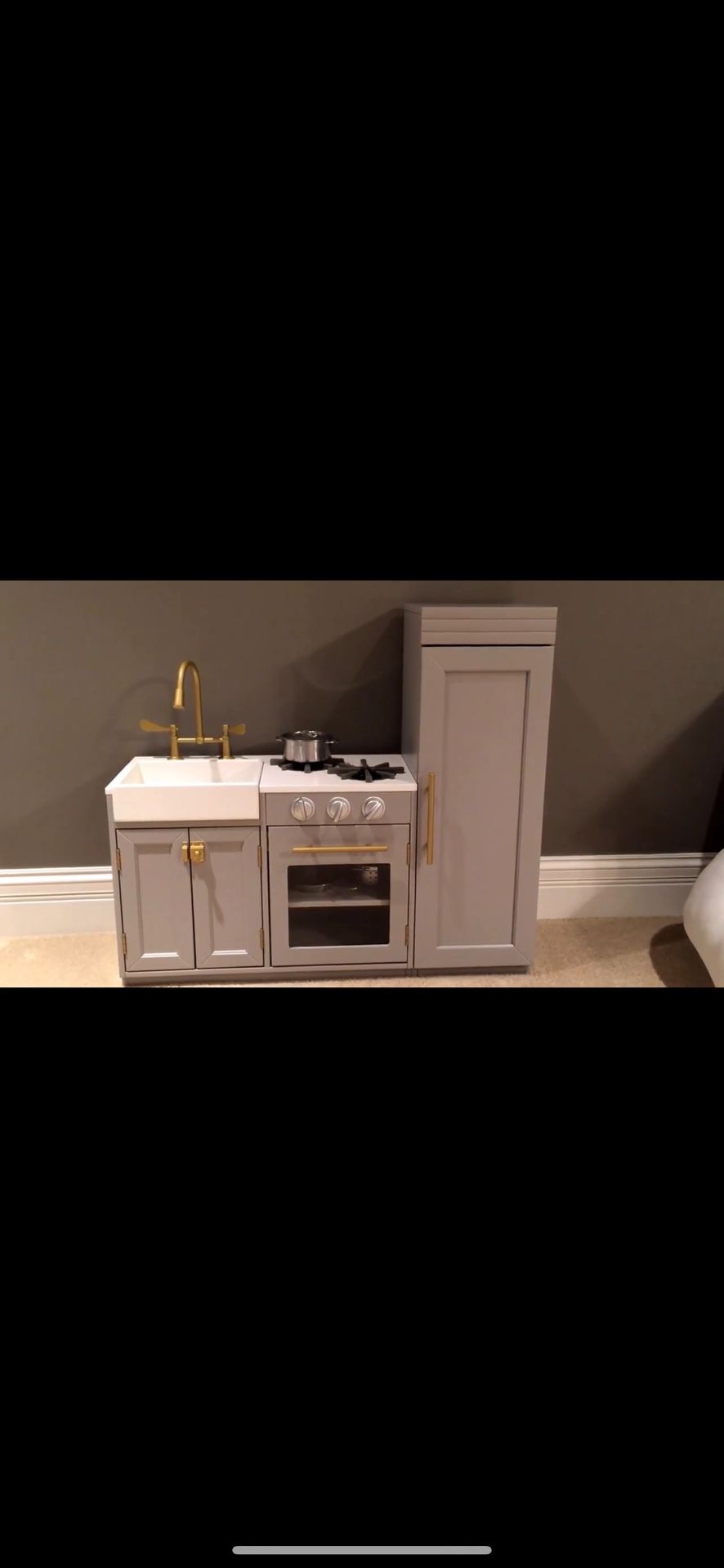 Pottery Barn Kids Chelsea Play Kitchen & Refrigerator