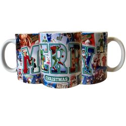 Merry Christmas Classic Movies Mug - 12oz