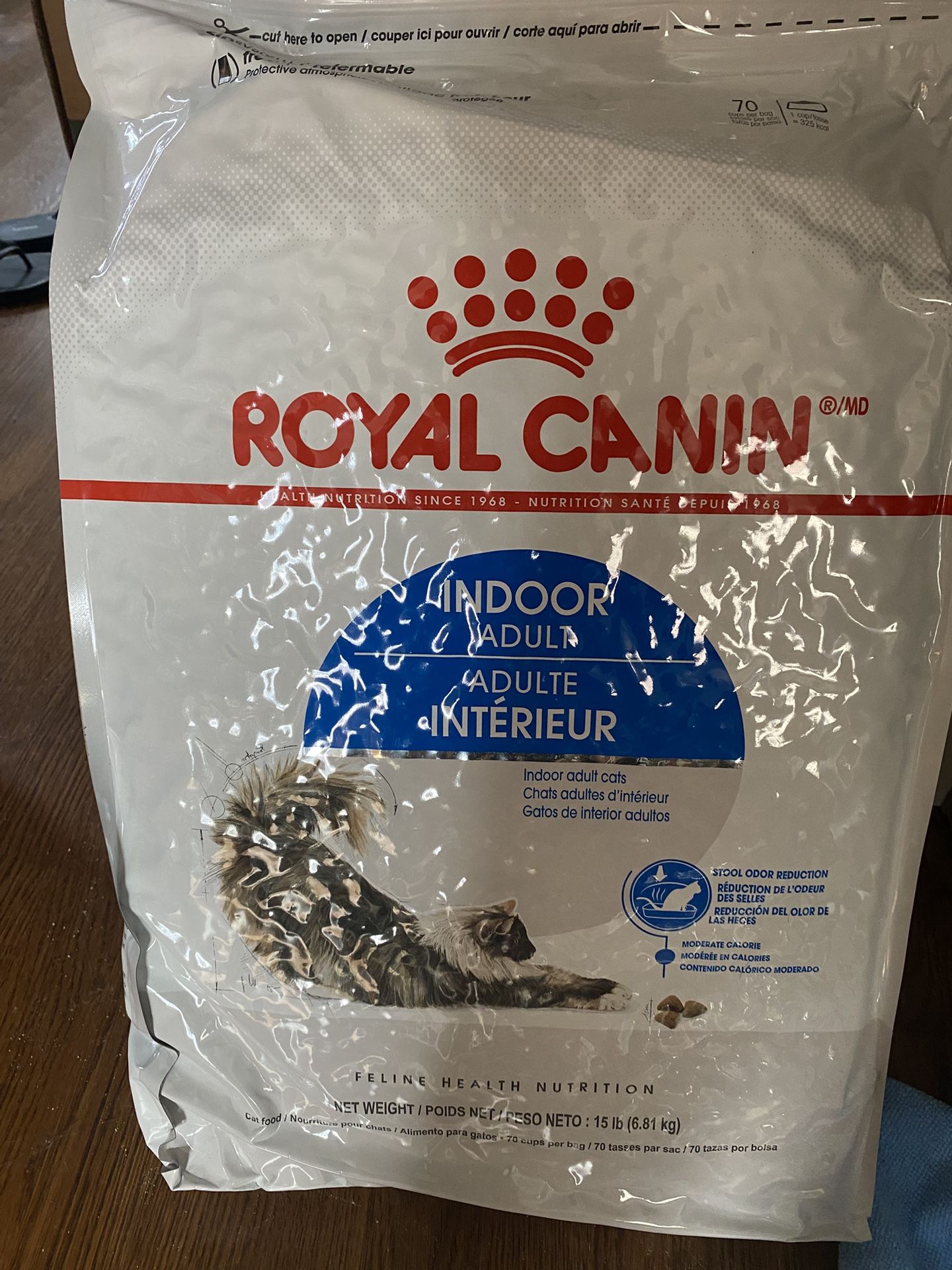 Royal Canin Indoor Adult Dry Cat Food, 15 lb bag $50