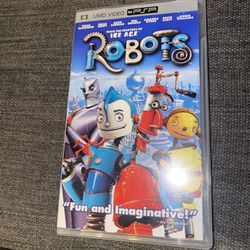 Sony PSP UMD Video of the 2005 animated film Robots.