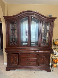 Wooden China Cabinet