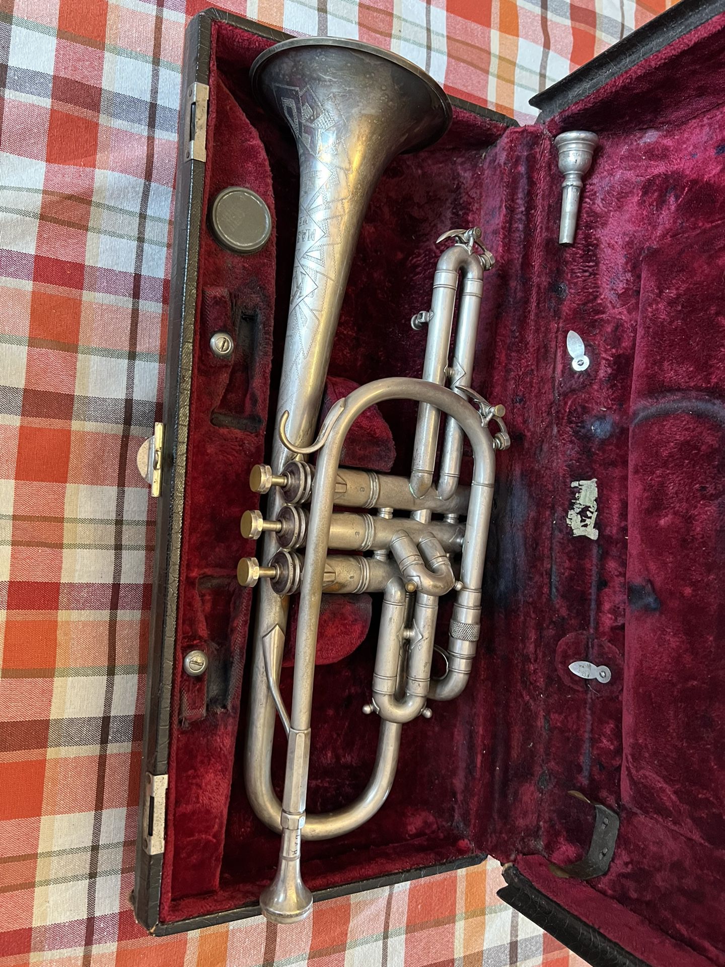 Vintage King SilverSonic Cornet Cleveland Solid Silver.