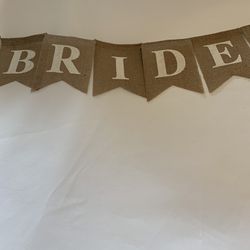 Bride To Be Banner 