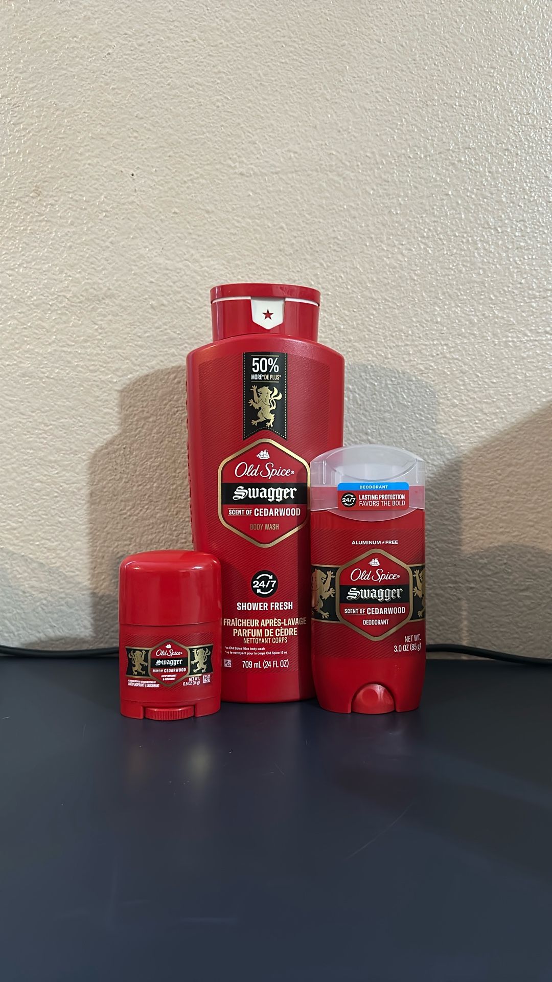 Old Spice Swagger Scent Of Cedarwood Body Wash Deodorant Bundle