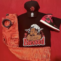 “Blessed” Short-sleeve Graphic Tees