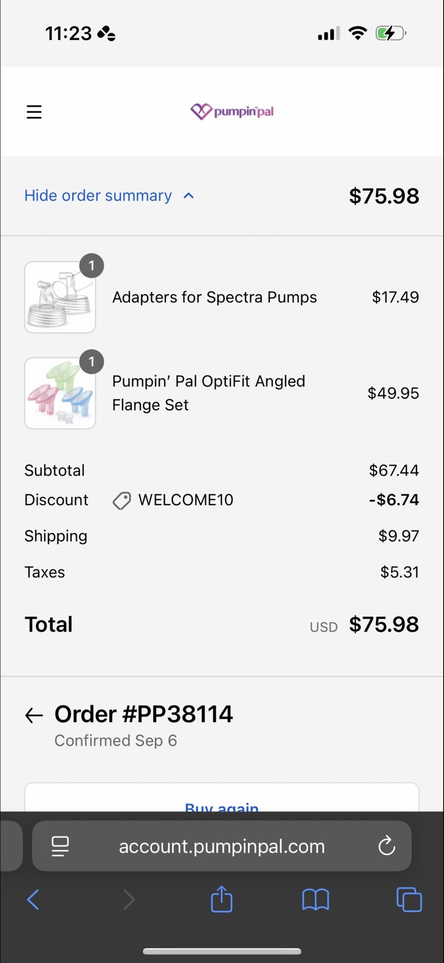 Angled Flange Set and Spectra Pump Adapters Nursing Maternity Newborn