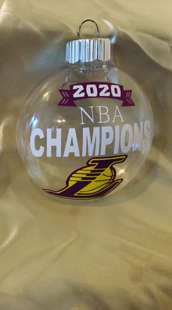 Lakers Christmas Ornament