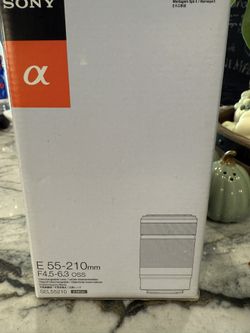 Sony e 55-210mm Lenses