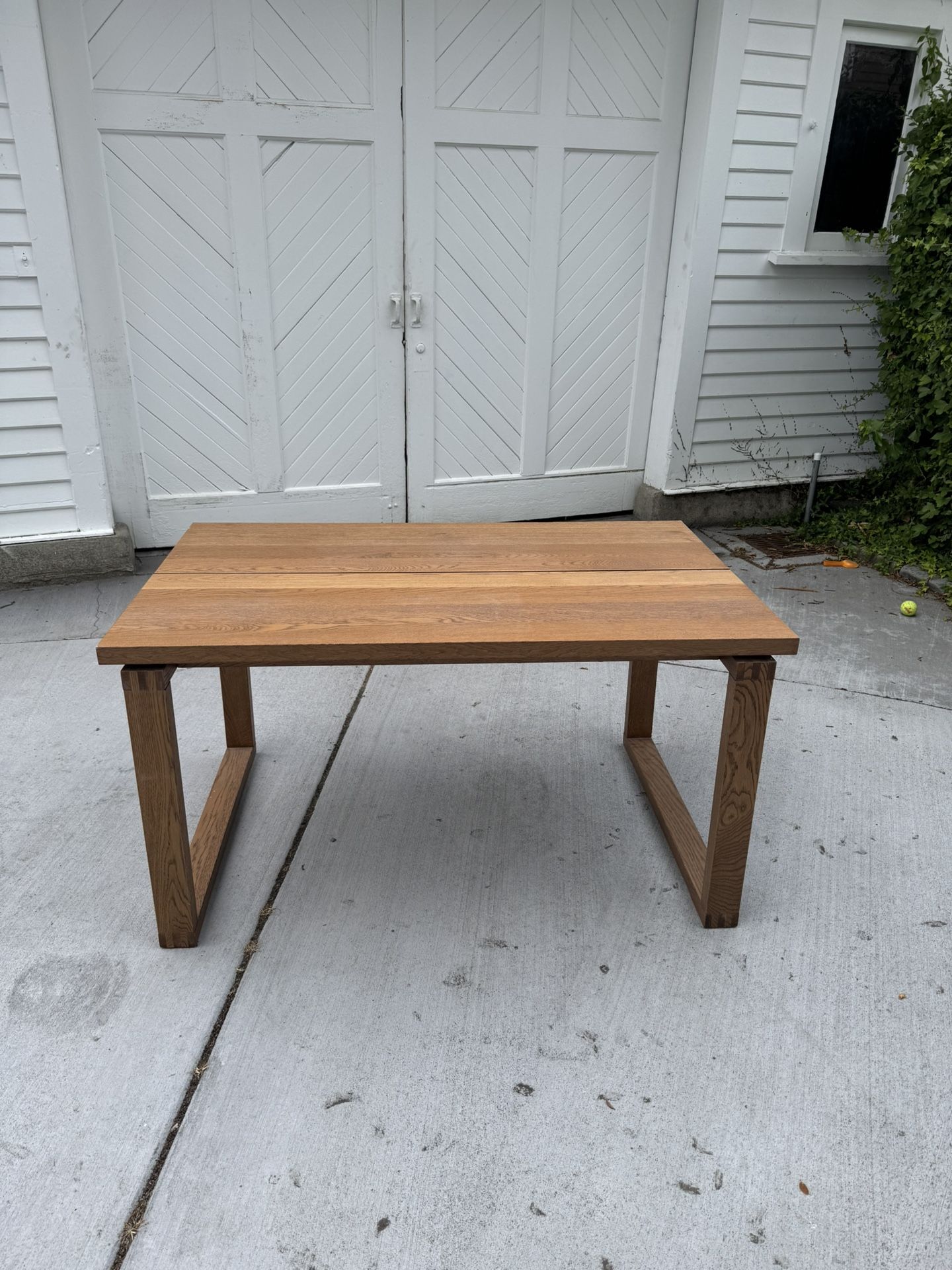 Brown Oak Table