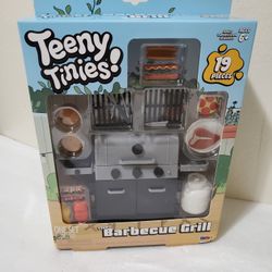 Teeny Tinies BARBECUE GRILL Complete 19-Piece Play Set 840419727781 4th July The
