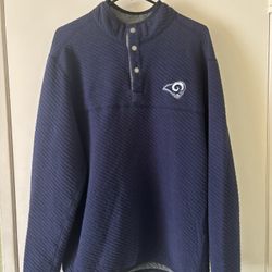 Tommy Bahama LA Rams Reversible Sweatshirt 