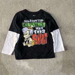 Childs Hanna-Barbera Christmas Shirt, size 2T